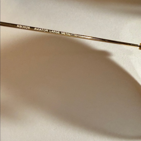 Ray-Ban Gold/ blue  001/32  Sunglasses RB3026 large main image 10